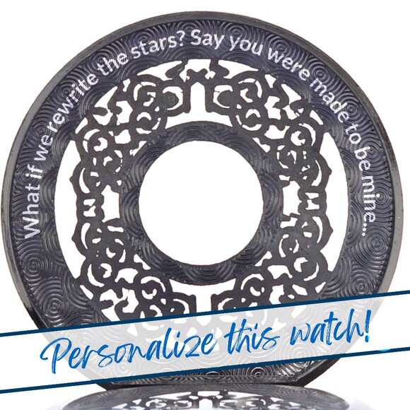 Vintage Blue Celestial Pocket Watch – Romantic Astronomy Lover, Star Gazer Gift - Picture 11 of 12